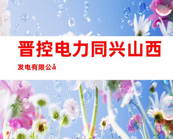 晋控电力同兴山西发电有限公司